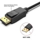 thumbnail image 4 of DisplayPort to HDMI 1.8 Meter Gold-Plated Cable Black 2-Pack, 4 of 5
