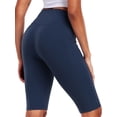thumbnail image 3 of Cadmus Biker Yoga Shorts 12" Inseam with Pockets for Women,High Waisted Athletic Running Workout Gym Shorts, 3 of 9