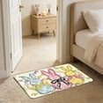 thumbnail image 6 of Colorful Egg Bunny Flower Easter Doormat, Home Decor Rug Door Mat Floor Mat for Indoor Outdoor (16x24 in), 6 of 6
