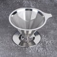 thumbnail image 4 of Integrated Coffee Filter Cup, 12.5cmx10cmx9cm 304 Stainless Steel Coffee Filter, Cafes Offices For Homes, 4 of 8