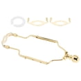 thumbnail image 1 of Hytrove 1Jgo Soporte Para Pantalla De Dorado Con Ajustable Para Uso En El Hogar, 1 of 8