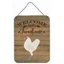 Carolines Treasures German Langshan Chicken Welcome Door Hanging Prints wall-decor, Multicolor