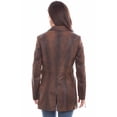 thumbnail image 2 of Scully Leather Leatherwear Womens Vintage Brown Ladies Jacket, 2 of 2