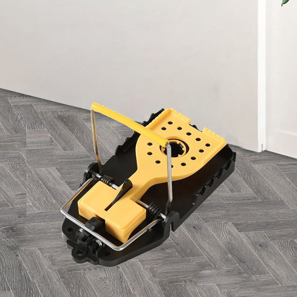 Trampa para ratones de plástico Autolock Live Mouse Trap para el patio de la cocina del hogar (S 12PCS)