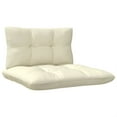 thumbnail image 4 of vidaXL 2-Seater Patio Sofa with Cream Cushions Solid Pinewood, 4 of 4