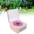 thumbnail image 4 of Wireless  Speaker, Small Record Player Night Light USB Rechargeable Desktop Wave Speaker for Bedroom Party, 4 of 7