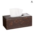 thumbnail image 2 of Joernso Stylish Faux Leather Napkin Holder Home Car Tissue Case Box Paper Storage Pouch, 2 of 8