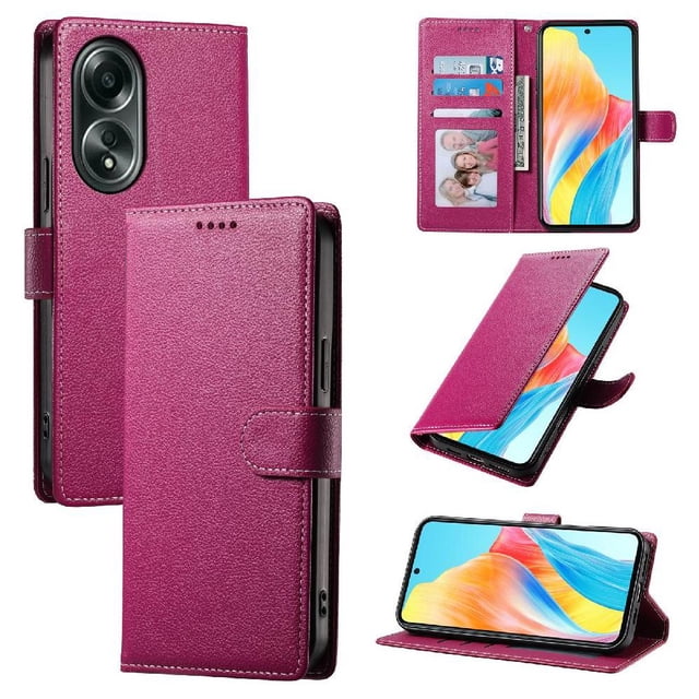 Case for FOXDOCK Realme C67 4G Wallet Case – Premium Leather, 3 Card Slots, Shockproof Protection
