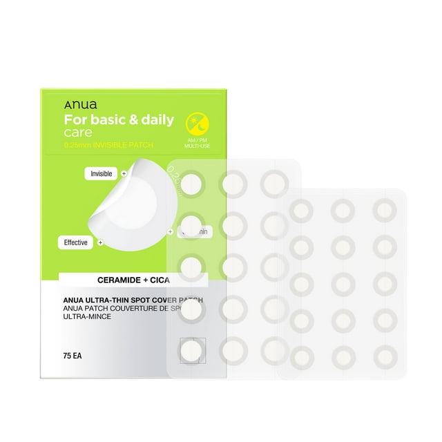 75 parches de hidrocoloide ultrafino Spot Cover Patch ANUA