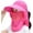 Rose, variant on Women's Wide-brimmed Foldable Sun Hat Foldable Fishing Hat Sun Hat with Visor Neck Flap Sun Hat