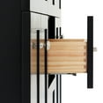 thumbnail image 4 of Ariel Hamlet 66 Inch Double Sink Base Cabinet In Black, 4 of 9