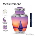 thumbnail image 2 of KARYLIZ Cremation Urns For Human Ashes - Funeral Urn for Human Ashes Adult Female - Sunset Purple & Red Small Urns for Human Ashes Keepsake - Memorial Ashes Holder for Male (Combo of 5, 10" & 3"), 2 of 2