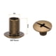 thumbnail image 2 of Uxcell 50 juegos M5 x 6mm tornillo Chicago, tornillos de cabeza Phillips de metal, tornillos de remache para cuero, bronce, 2 of 6