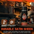 thumbnail image 3 of Stove Bright High Temp Paint - Charcoal | Heat Resistant Spray for Wood Stove BBQ Grill Fireplace Engine | Satin Finish | Rust Resistant Metal Coating | Withstands 1200°F | Primer Friendly, 3 of 5