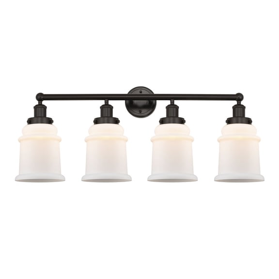 616-4W-OB-G181 Innovations Lighting Canton - 4 Light Bath Vanity In Modern Style-12.75 Inches Tall and 33 Inches Wide-Oil Rubbed Bronze Finish-Matte