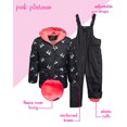 thumbnail image 2 of Pink Platinum Girls' Snowsuit - 2 Piece Insulated Ski Jacket and Snow Bib (Size: 12M-4), 2 of 2