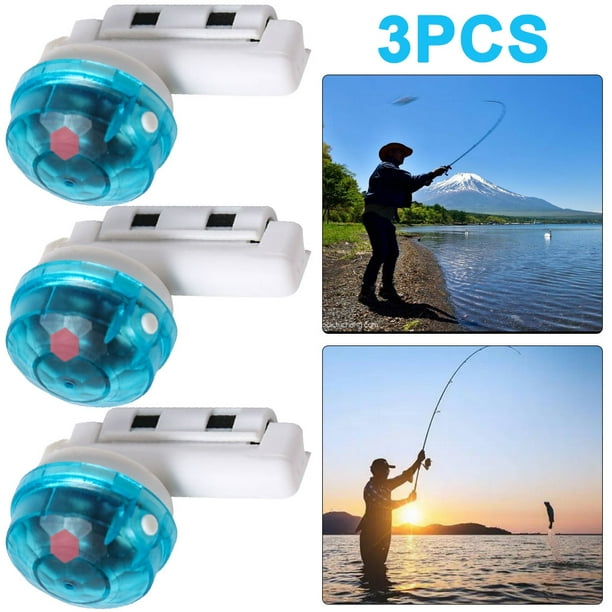 3 Uds Alarmas Picadura Pescado Antideslizante Lámpara Poste Mar Caña Pescar Suministros Al Aire Libre