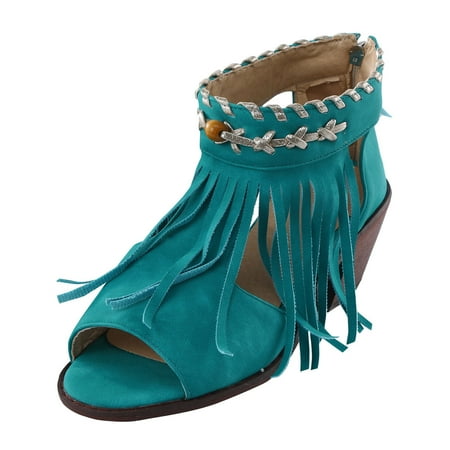 

HSMQHJWE Sandals Women Dressy Summer Double Strap Sandals Women Glitter Sandals For Women Ladies Chunky Heel High Heel Back Zipper Tassel Fish Mouth Sandals Port City Sandals