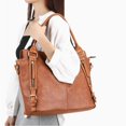 thumbnail image 2 of PIKADINGNIS Women Handbags Hobo Shoulder Bags Tote Large Capacity PU Leather Crossbody Bags, 2 of 6