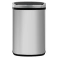 thumbnail image 2 of Rena 13.2 gal Motion Sensor Stainless Steel Silver Kitchen Trash Can, 2 of 15