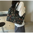 thumbnail image 6 of High end and large capacity canvas bag for women 2025 new fashionable commuting tote bag for women ins student class bag, 6 of 6