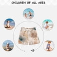 thumbnail image 6 of Kids' Beach Pants Comfortable Swim Trunks Hazy Ethereal Flowers Shorts for Pool Vacation and Lounge Wear Small, 6 of 8