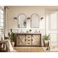 thumbnail image 4 of Elegant Kitchen and Bath Austin 60 inch Double Bathroom Vanity in Natural Oak, 4 of 10