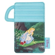 Loungefly Card Holder Alice In Wonderland Classic Movie new Official Disney Blue