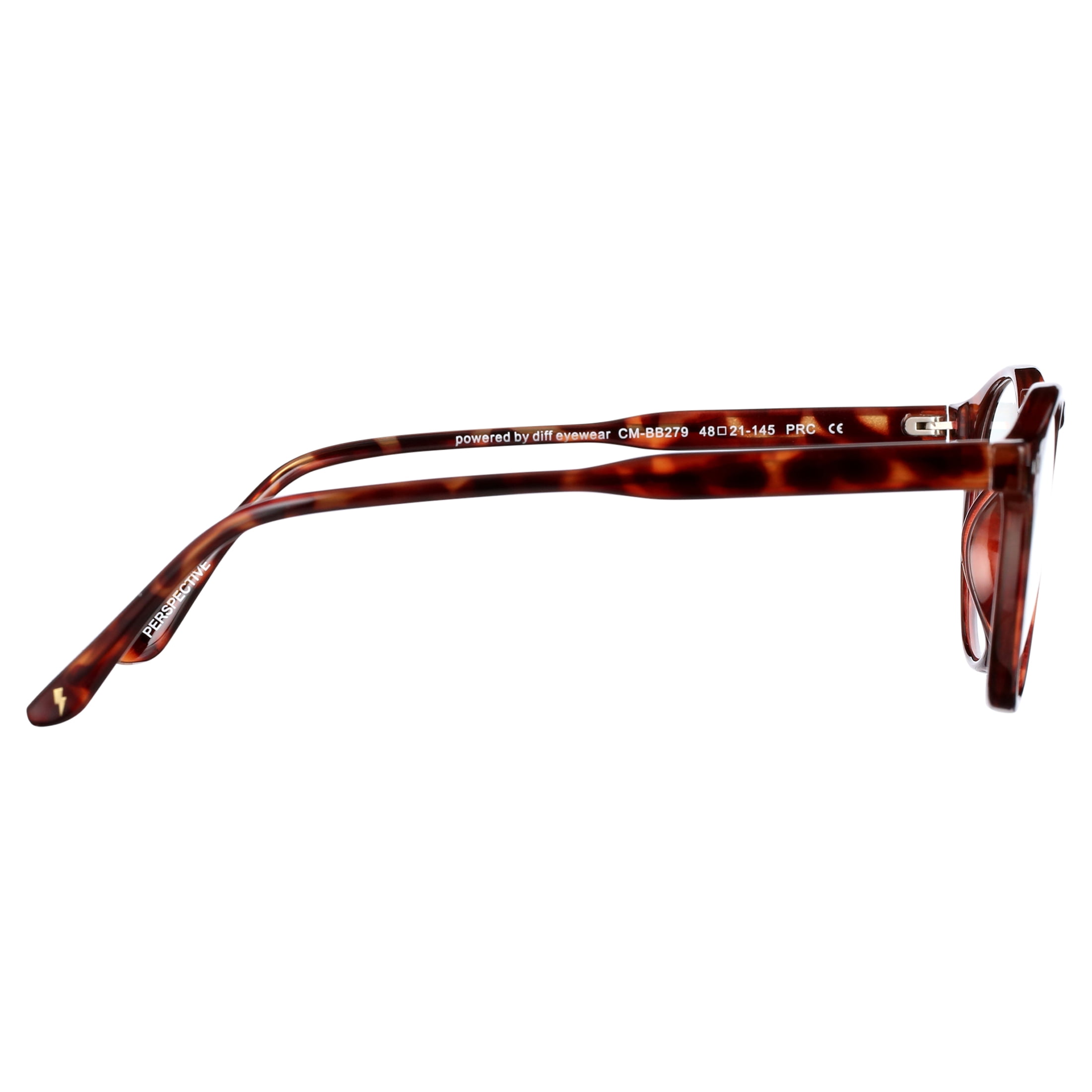 (2 pack) Women's Health Perspective Blue Light Blocking Glasses for Computer UV and Gaming Protection by DIFF Eyewear Caramel Tortoise