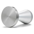 thumbnail image 2 of Inteprter Tamper de presión de café Acero inoxidable Hotel Restaurante Fiesta Club Cocina Fabricante de bebidas Martillo en polvo Base plana Juegos de servir café y té Plata 58 mm, 2 of 6