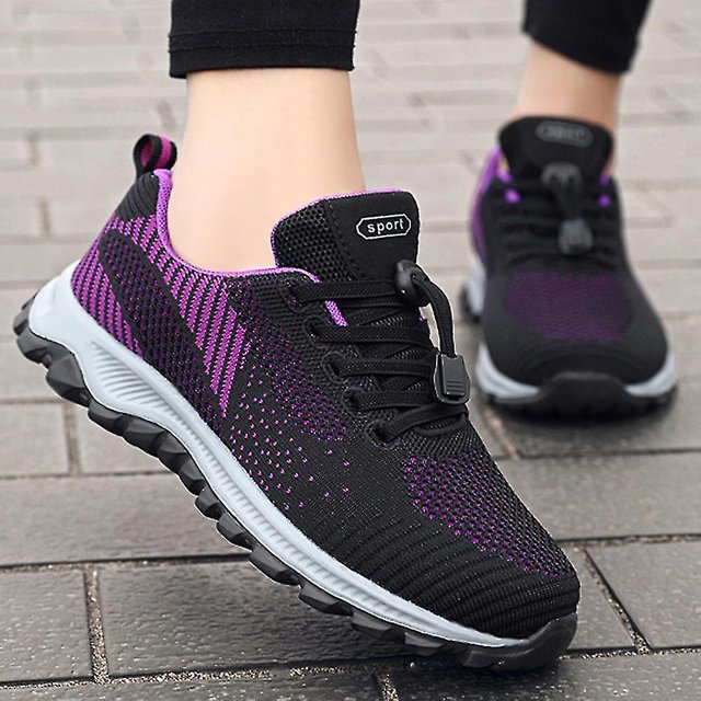 Zapatillas de deporte para mujer, informales, para correr, con cordones, deportivas, Fitness, gimnasio, zapatos para caminar