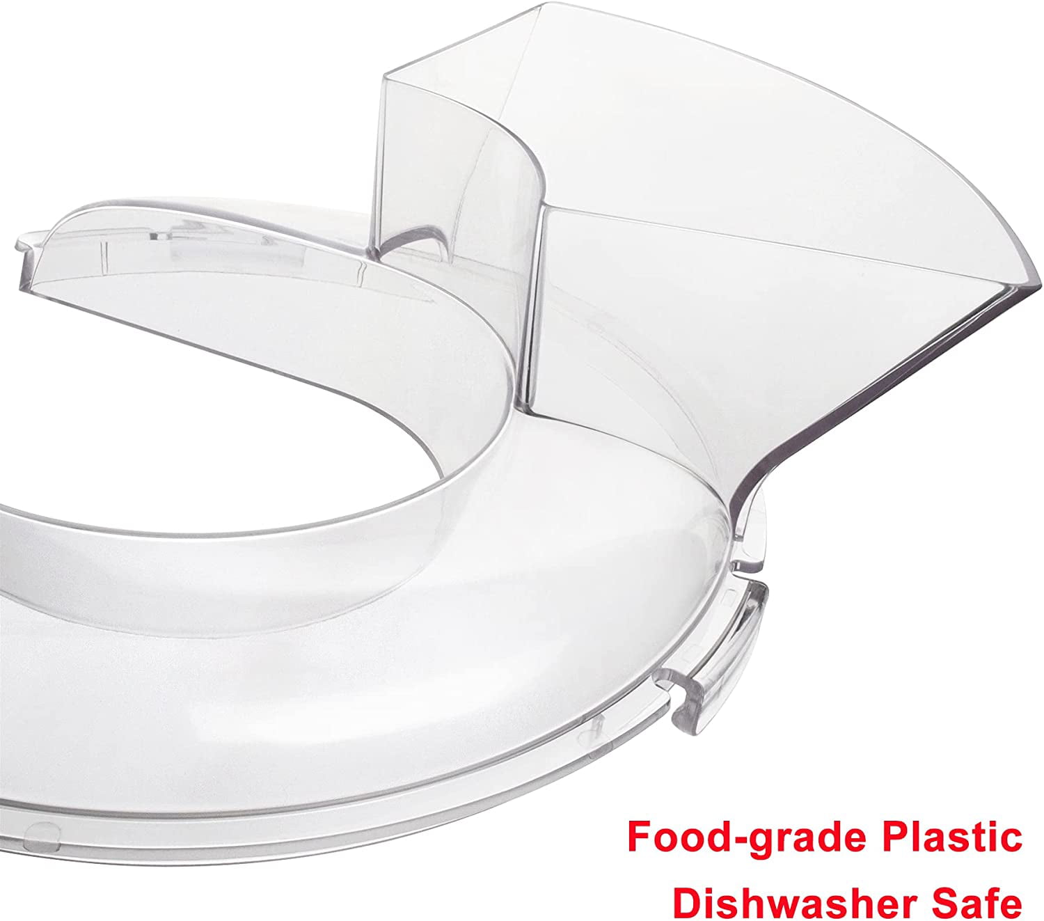 Hozodo Pouring Shield for KitchenAid 4.5~5 Quart Mixer Bowl (Stainless  Steel, Glass, Ceramic) - Clear Safety Shield for KitchenAid Tilt-Head Stand