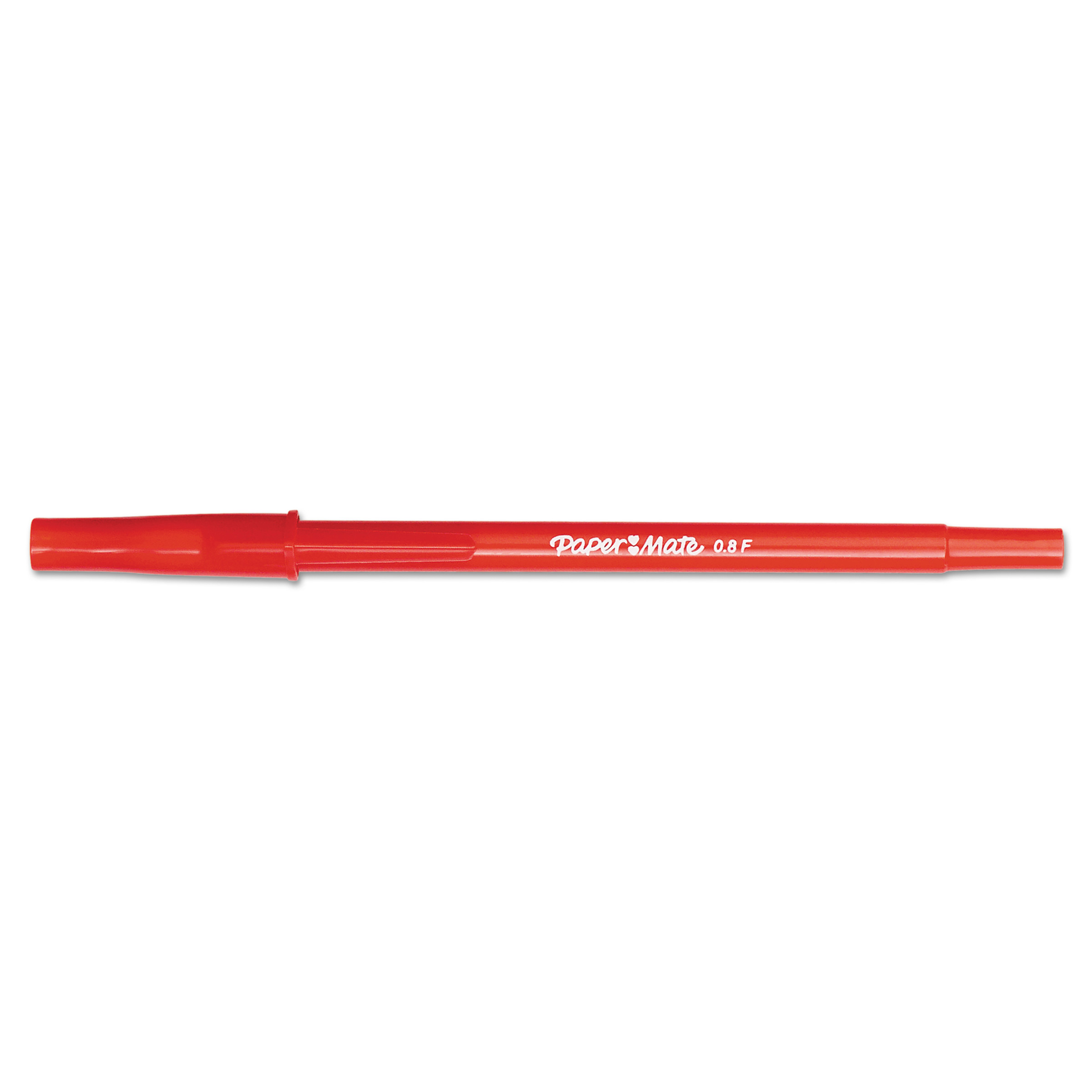 Paper Mate Write Bros Stick Ballpoint Pen, Red Ink, 0.8mm, Dozen - image 4 of 11