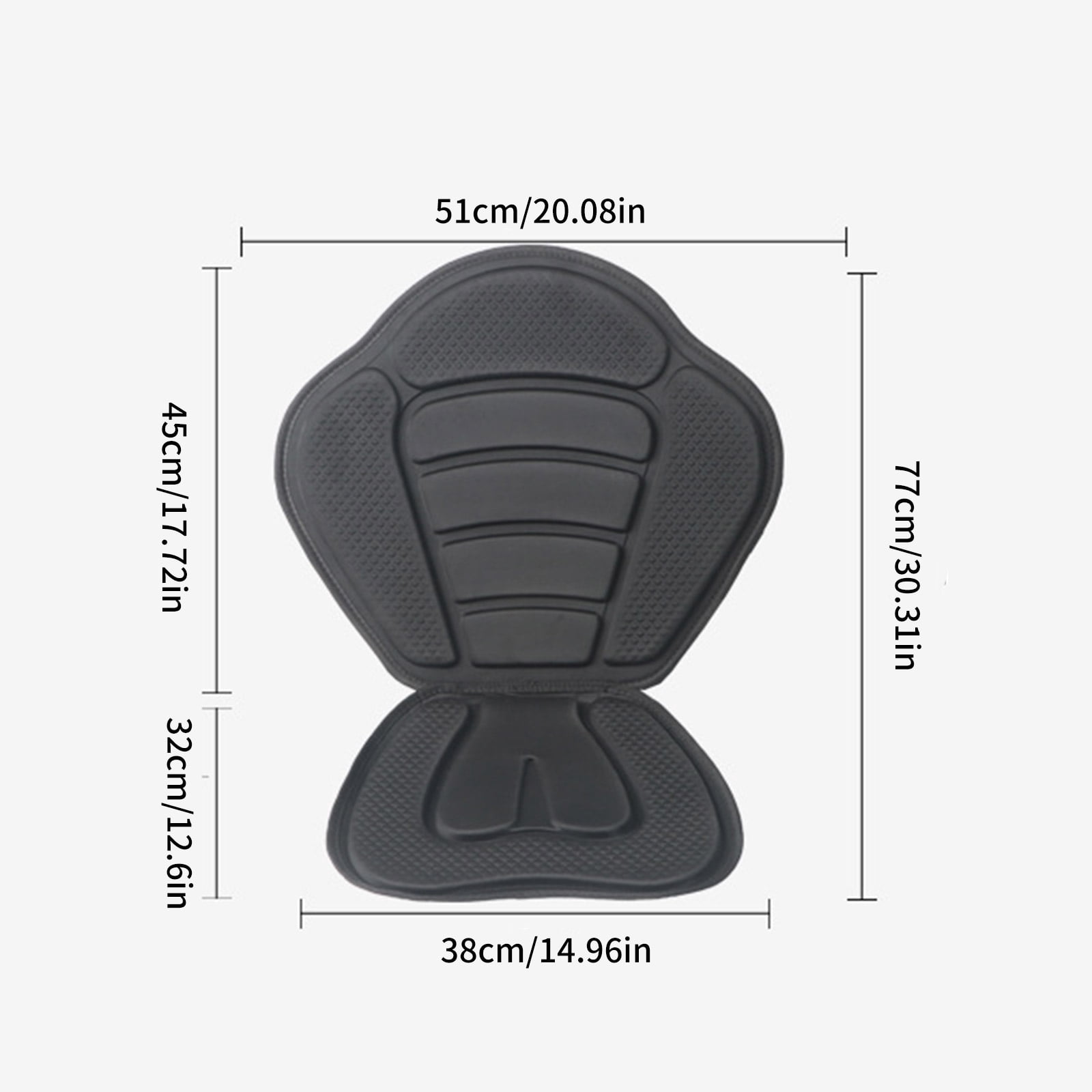 Adjustable Padded Kayaks Seat Canoes Backrest Seats Fishing Seat Back Support Universals Sit for Rafting Fishing Enduring