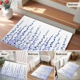 thumbnail image 5 of 2x3 Ft Entryway Area Rug, Purple Blue Polka Dots Kitchen Rug Runner Washable Floor Mat, Watercolor Abstract Art Non Slip Indoor Door Mat Throw Carpet for Bathroom Living Room Bedroom, 5 of 8