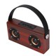 thumbnail image 2 of Altavoz recargable inalámbrico Bluetooth de madera portátil D10 compatible con entrada auxiliar de tarjeta TF, 2 of 8
