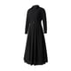 thumbnail image 2 of VISgogo Vestido elegante para mujer, color sólido/estampado de leopardo, manga larga, vestido camisero con cintura ceñida, S-XXXXXL VISgogo  moda, 2 of 9