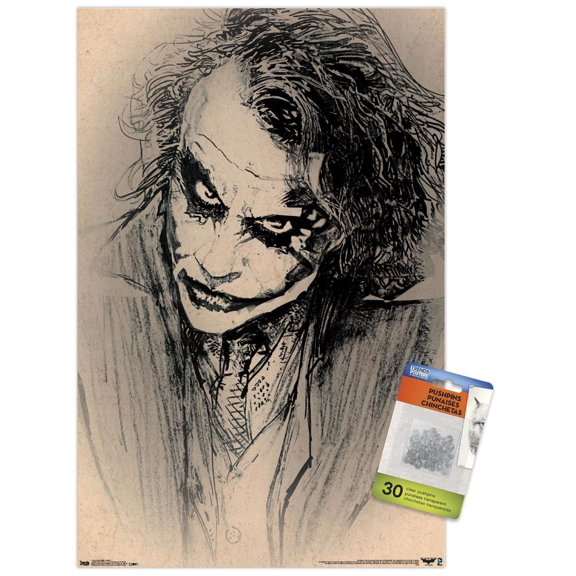 Film DC Comics - Le Chevalier Noir - Le Joker - Croquis