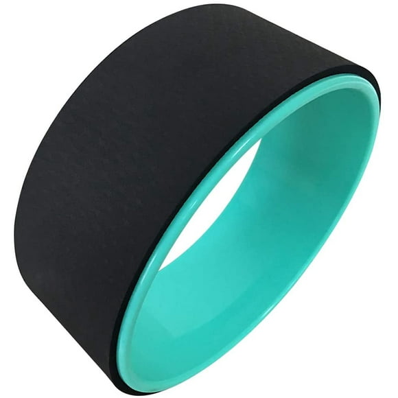 Explopur Yoga Wheel - Yoga Wheel Dharma Yoga Pose Wheel 12.5x5In Yoga Circle Ring Strong Roller Yoga Back Stretcher Balance Accessory