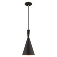 thumbnail image 1 of Livex Lighting 1 Light Black Mini Pendant, 1 of 9