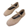 thumbnail image 4 of Xucatan Women's Round Toe Mary Jane Flats, Ankle Strap Buckle Loafers, Cushioned Soft Sole Comfortable Shoes for Office Daily Spring Gift, 4 of 9