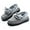 Gray, variant on DL Womens Fuzzy Warm Moccasin Slippers Memory Foam Soft Fluffy Winter House Shoes Slippers