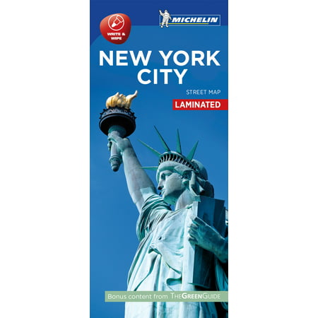 Michelin new york city map - laminated - folded map: (New York Best Restaurants Michelin)