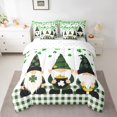 thumbnail image 2 of Manfei Cute Cartoon Gnome 7-Piece Twin Bedding Sets,St.Patrick Day Bedding Comforter Set,Lucky Four Leaves Clover Sheet Sets For Girls Boys,Breathable Home Decor Reversible, 2 of 8