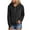 X02-Black, variant on Xudanell White Sweatshirt Women Large Sizes Sweatshirt Snap Button Hoodies Daily Hoodies for Women Gold S