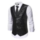 thumbnail image 3 of pstuiky Camisetas sin mangas para hombre, Blusa de negocios sin mangas con botones, cómoda y lisa, a la moda para hombre Tops elegantes para mujer s, 3 of 8
