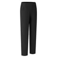 thumbnail image 3 of christmas pants,Wide Leg Sweatpants Women Cargo Pants for Girls High Waisted Baggy Sweatpants for Women Casual Pants with Pockets,Womens Sweatpants Baggy Wide Straight Leg Sweats Pants with Pockets, 3 of 4