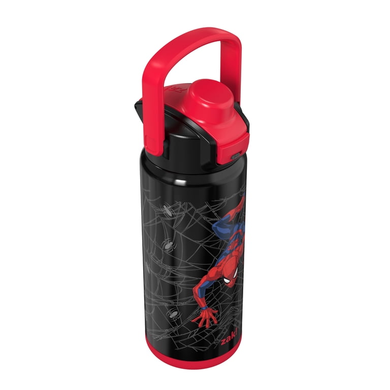 Zak Designs 20oz Spiderman Stainless Steel Liberty Water Bottle