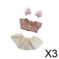 thumbnail image 1 of Ropa para muñecas de algodón Baoblaze 20 cm Disfraz de muñeca Estilo C, 1 of 8