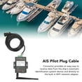 thumbnail image 4 of AIS Pilot Plug WiFi Connector, AIS Pilot Plug Cable US Plug 100 To 240V Aluminum Alloy Housing Client Access  For Marine Boat, 4 of 8